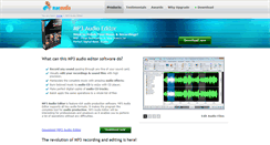 Desktop Screenshot of mp3audioeditor.com